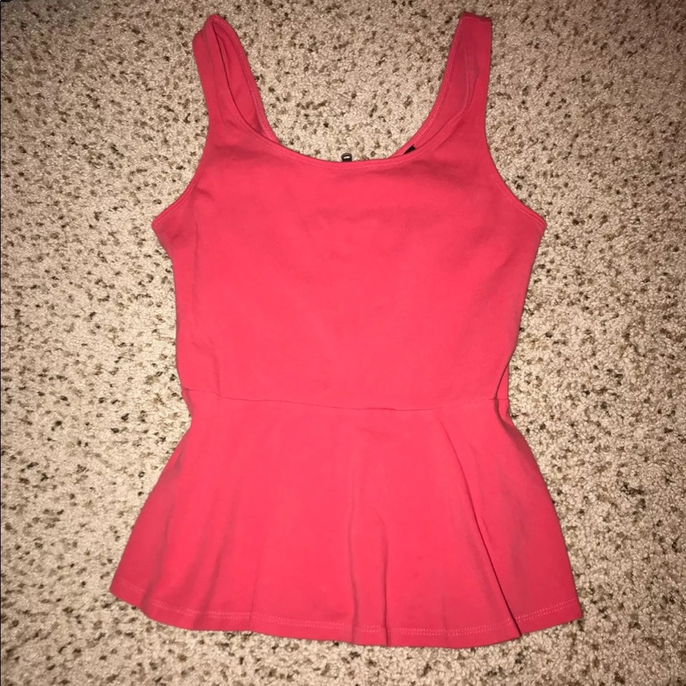 Express peplum tank top